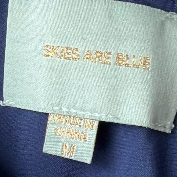 Asymmetric Blue Floral Dress - Picture 4 of 7